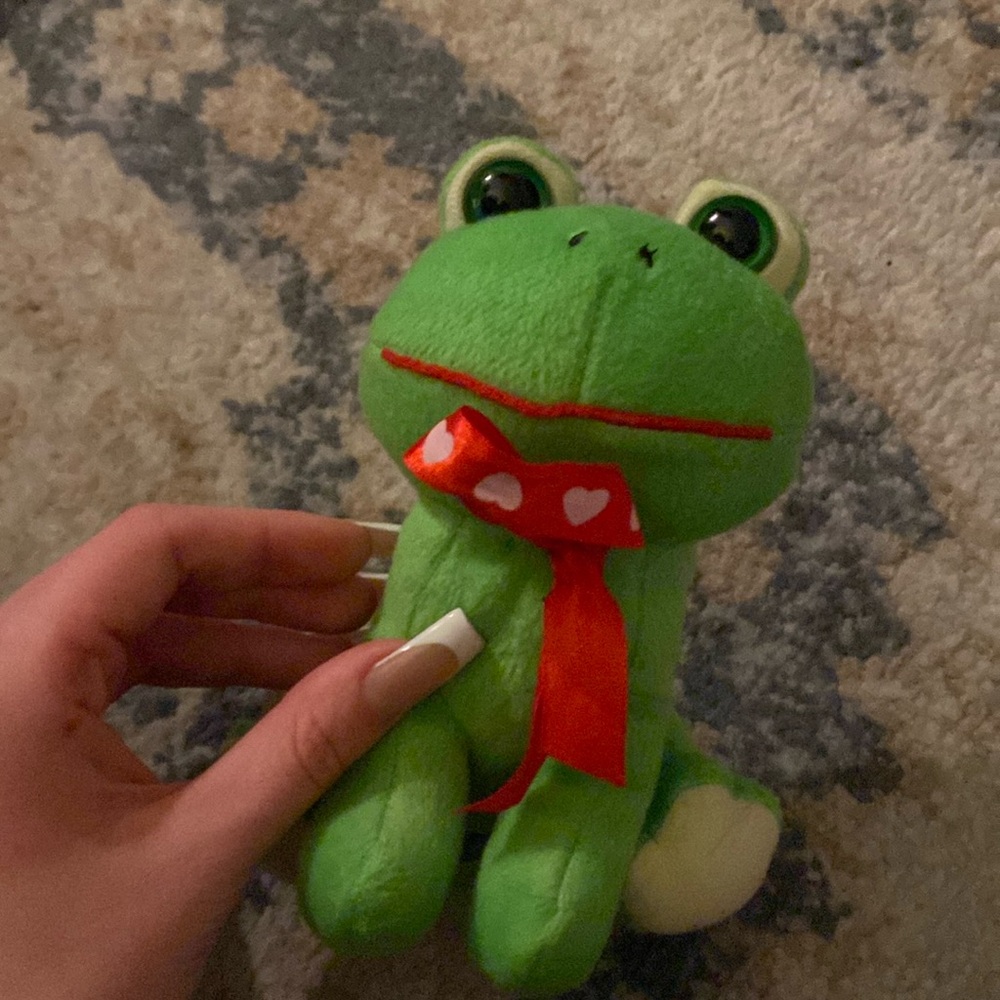 Frog stuffed animal